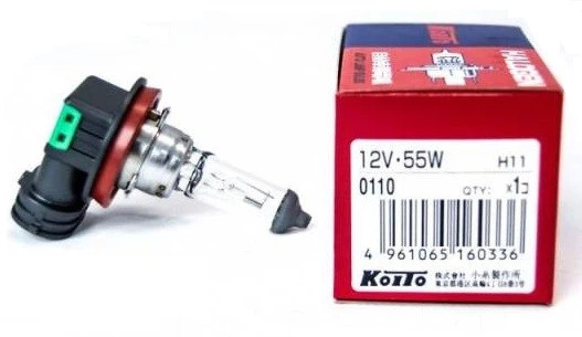 Лампа галогенная H11 12V 55W KOITO 0110